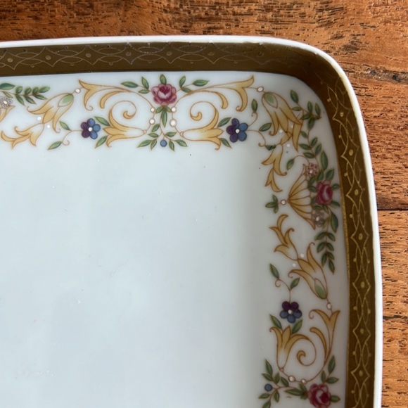 Porcelain Decorated Soap/Candy Dish by Leart, Blumenau Made in Brazil - Picture 3 of 8